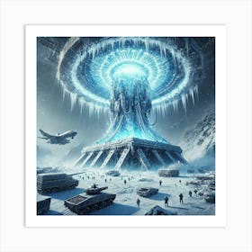 A Futuristic Sci Fi Depiction Of The Absolute Zero Art Print