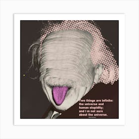 Portrait Albert Einstein · Infinite Art Print