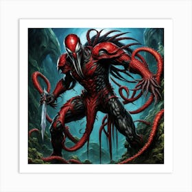 Spider - Man tentacles Art Print