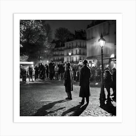 Night In Paris Art Print