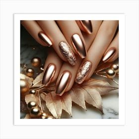 Gold Nails Poster