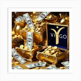 Money and Gold attraction Art Print