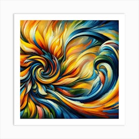 Abstract Painting 43 Art Print