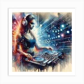 Dj Dj 1 Art Print