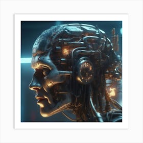 Cyborg 76 Art Print