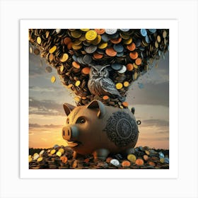 Piggy Bank 7 Art Print