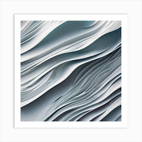 Paper Wavy Art Print