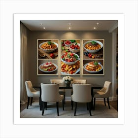 Default Create Unique Design Of Eating Room Art Wall 1 Art Print