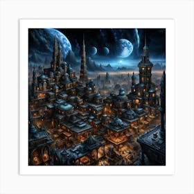 Fantasy City 31 Art Print