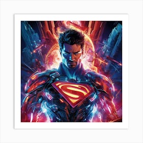 Superman Art Print