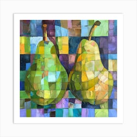 Two Pears 6 Art Print