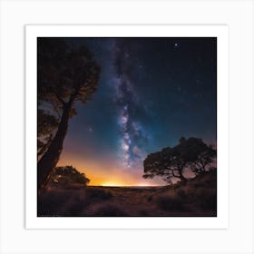 Milky Way 2 Art Print