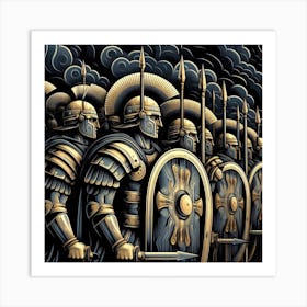 Sparta Warriors Art Print