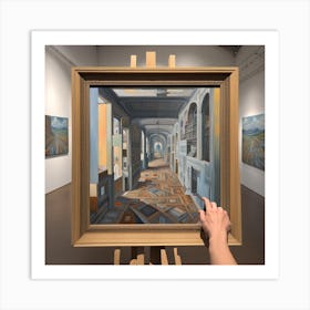 'The Hall Of Mirrors' Art Print