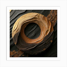 Abstract Circle Of Life Art Print