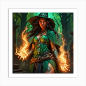 Fire Mage Art Print