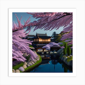 Sakura Blossoms Art Print