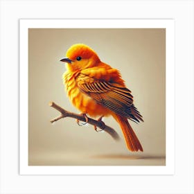 Bird On A Branch 8 Art Print