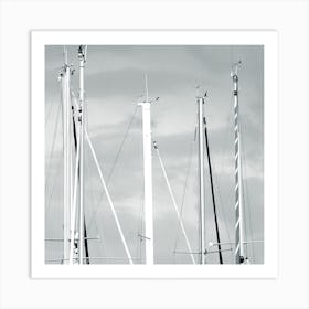 Ships Masts Art Print