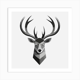 Deer Head Art Print