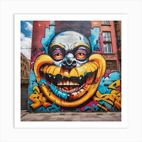 Clown Face Art Print