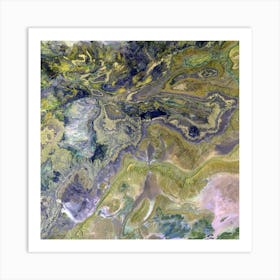 Earth From Space 2 Art Print