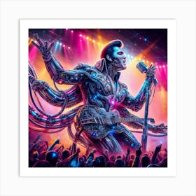 King Of Rock And Roll Art Print