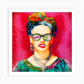 I Don't Care Frida Kahlo Art Print