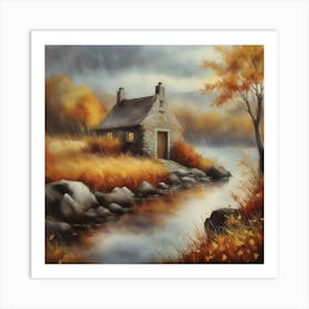 House By The River Art Print