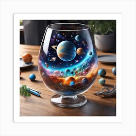 Planets In A Glass Art Print