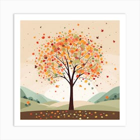 Seasons of Blossom 7 VECTOR ART Art Print