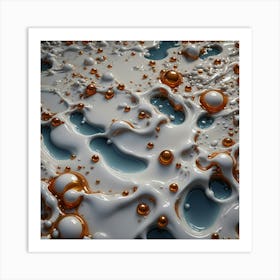 Water Bubbles Art Print