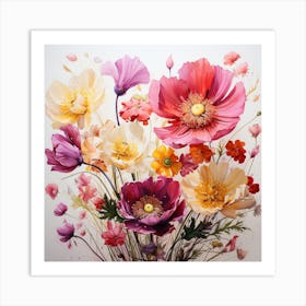 Flowers In A Vase 1 Art Print