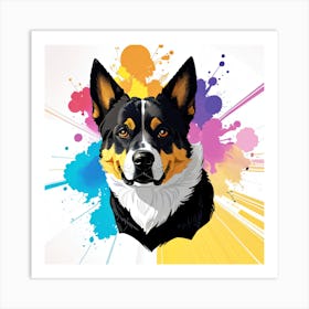 Australian Shepherd Art Print