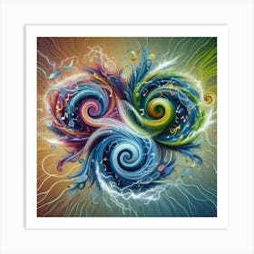 Swirls And Spirals Art Print