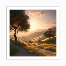 California Landscape Art Print