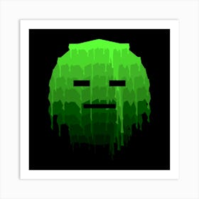 Unamused Earth Emoji Art Print