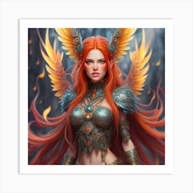 Iris Ember Art Print