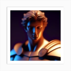 Statue Of Saturn Art Print