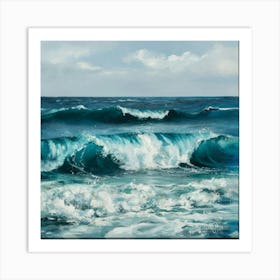 Ocean Waves Art Print