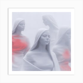 Person - Women In White Art Print