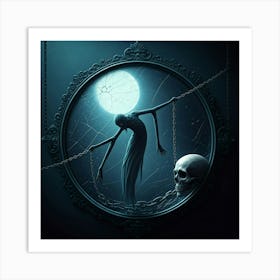 Ghost In A Mirror Art Print