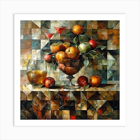 Fruit In A Glass Art Print