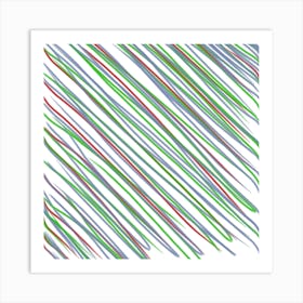 Striped Background Art Print