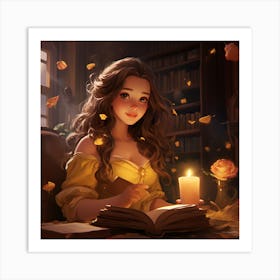 Beauty And The Beast inspired Art Print