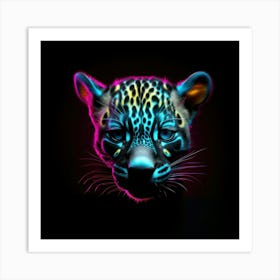 Neon Jaguar Affiche