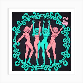 Sexy Girls 6 Art Print