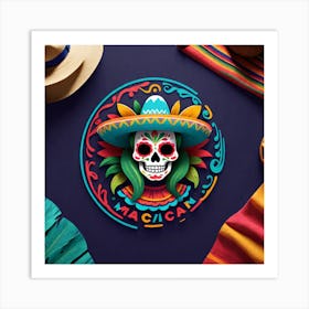 Mexican Skull 69 Art Print