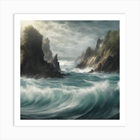 Stormy Sea Art Print