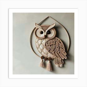 Owl Wall Art 1 Art Print